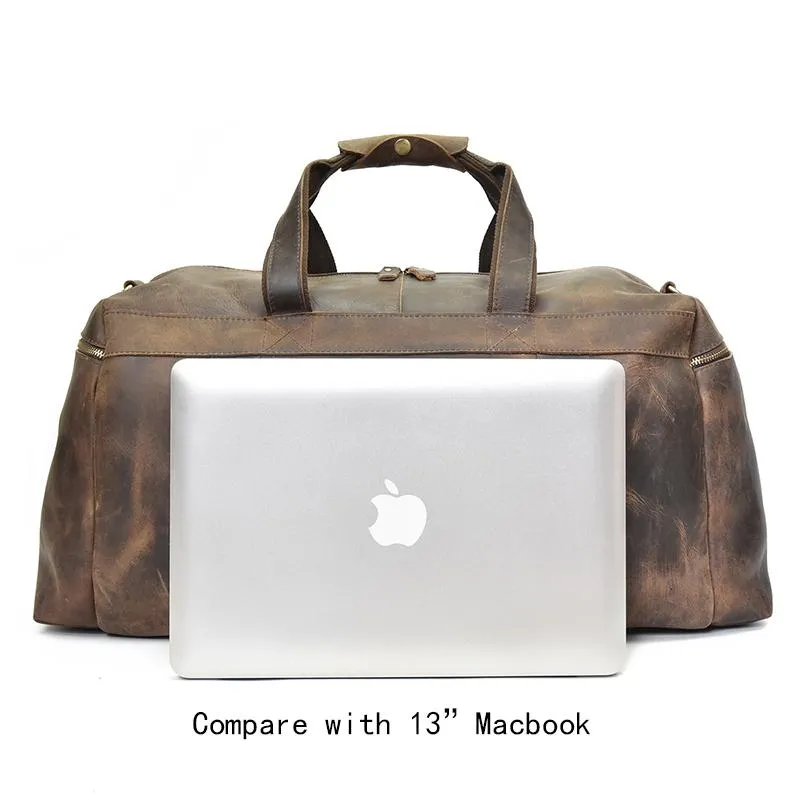 The Colden Duffle Bag | Large Capacity Leather Weekender - Image 13