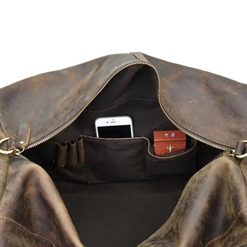 The Colden Duffle Bag | Large Capacity Leather Weekender - Image 14