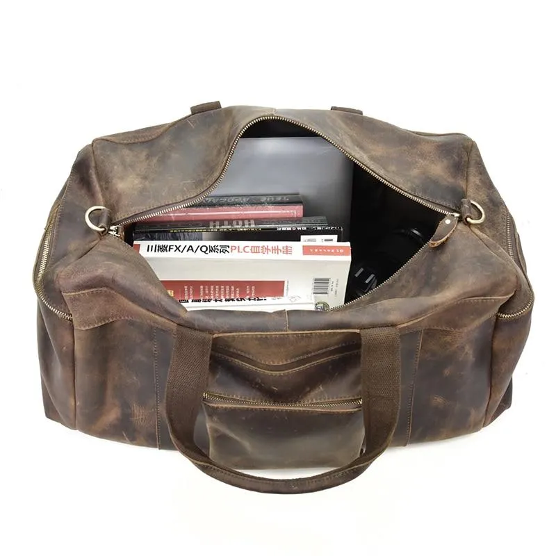 The Colden Duffle Bag | Large Capacity Leather Weekender - Image 18