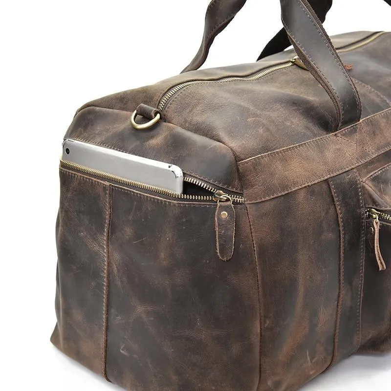 The Colden Duffle Bag | Large Capacity Leather Weekender - Image 20