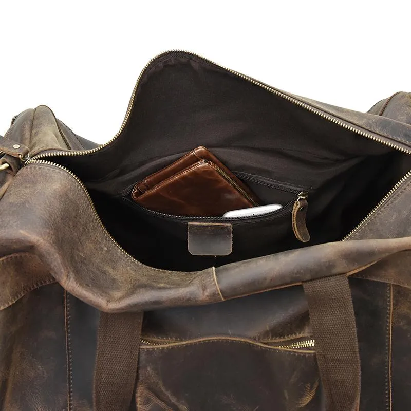 The Colden Duffle Bag | Large Capacity Leather Weekender - Image 4