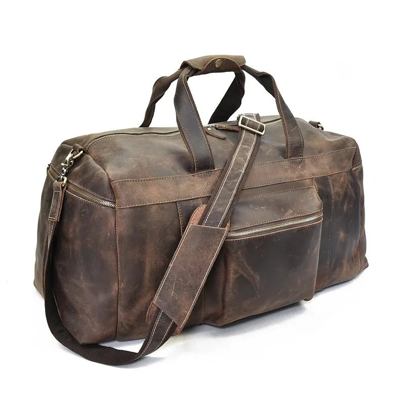 The Colden Duffle Bag | Large Capacity Leather Weekender - Image 5