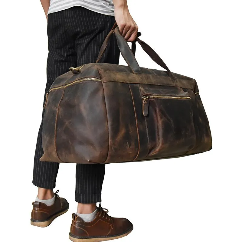 The Colden Duffle Bag | Large Capacity Leather Weekender - Image 7