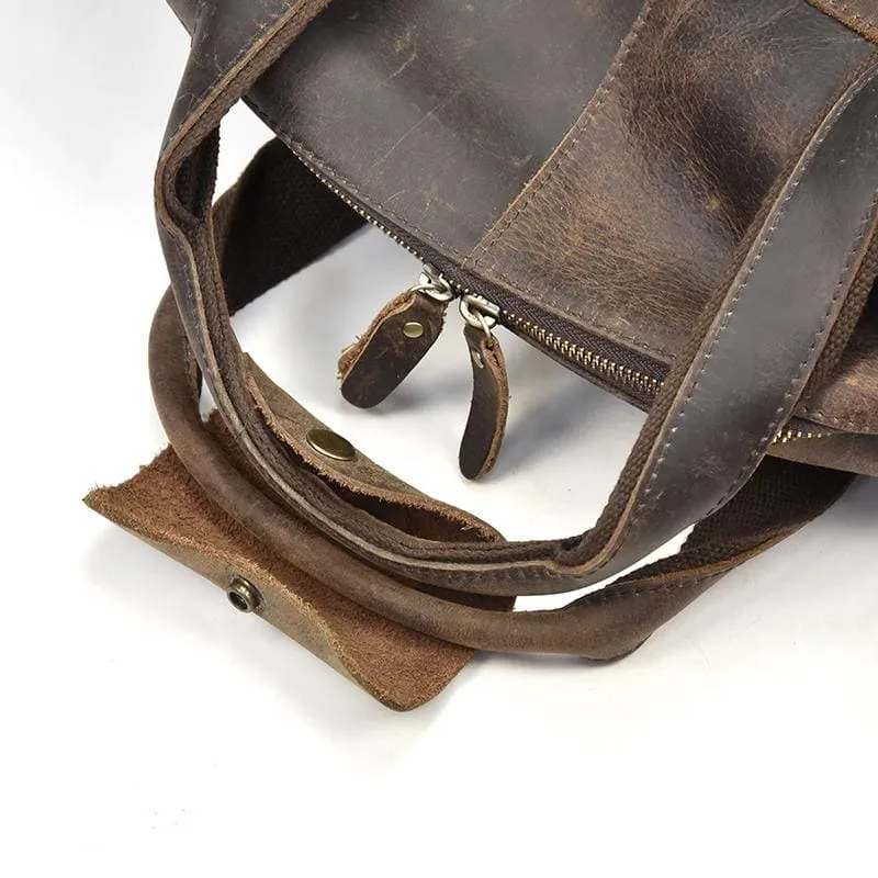 The Colden Duffle Bag | Large Capacity Leather Weekender - Image 8