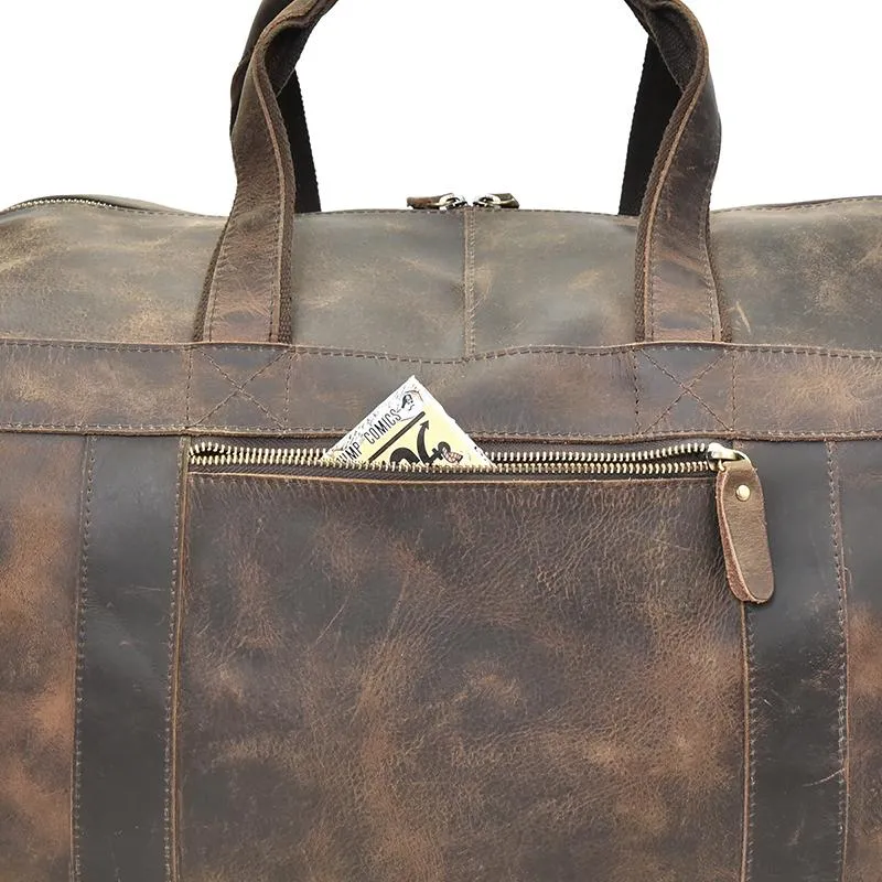 The Colden Duffle Bag | Large Capacity Leather Weekender - Image 9