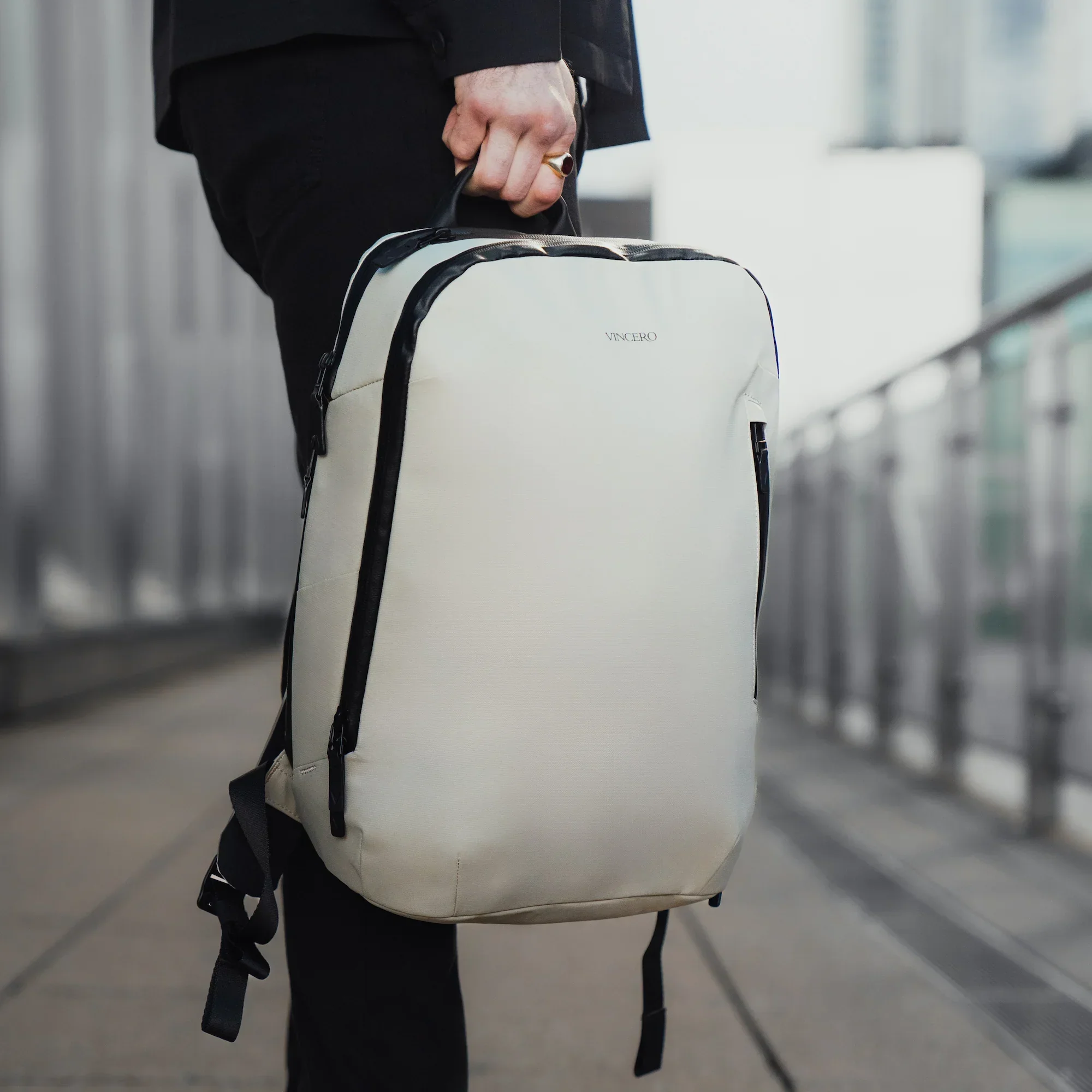 The Commuter Backpack - Desert Sand - Image 7