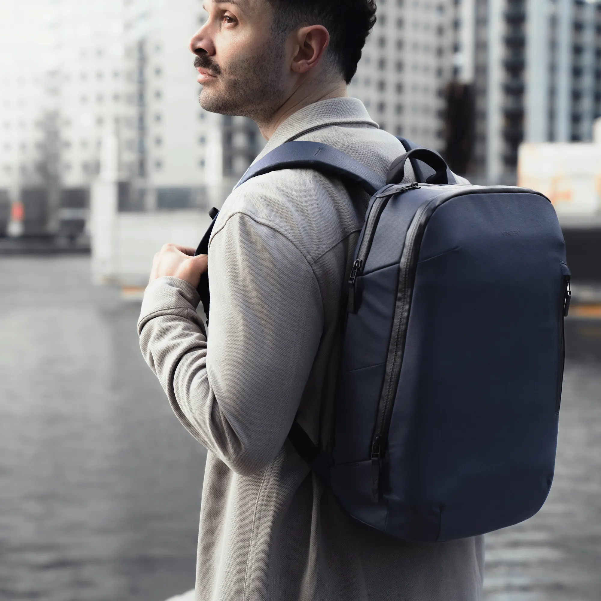 The Commuter Backpack - Midnight Blue - Image 10