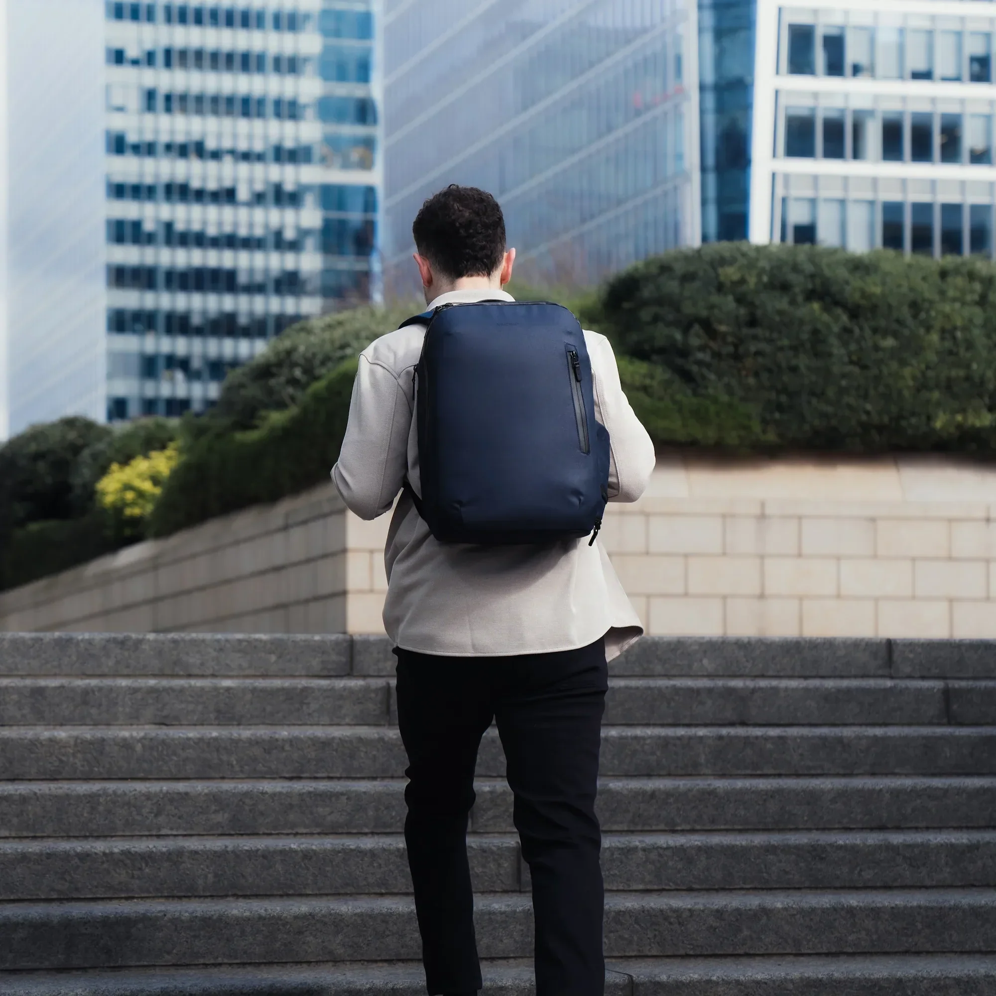The Commuter Backpack - Midnight Blue - Image 6