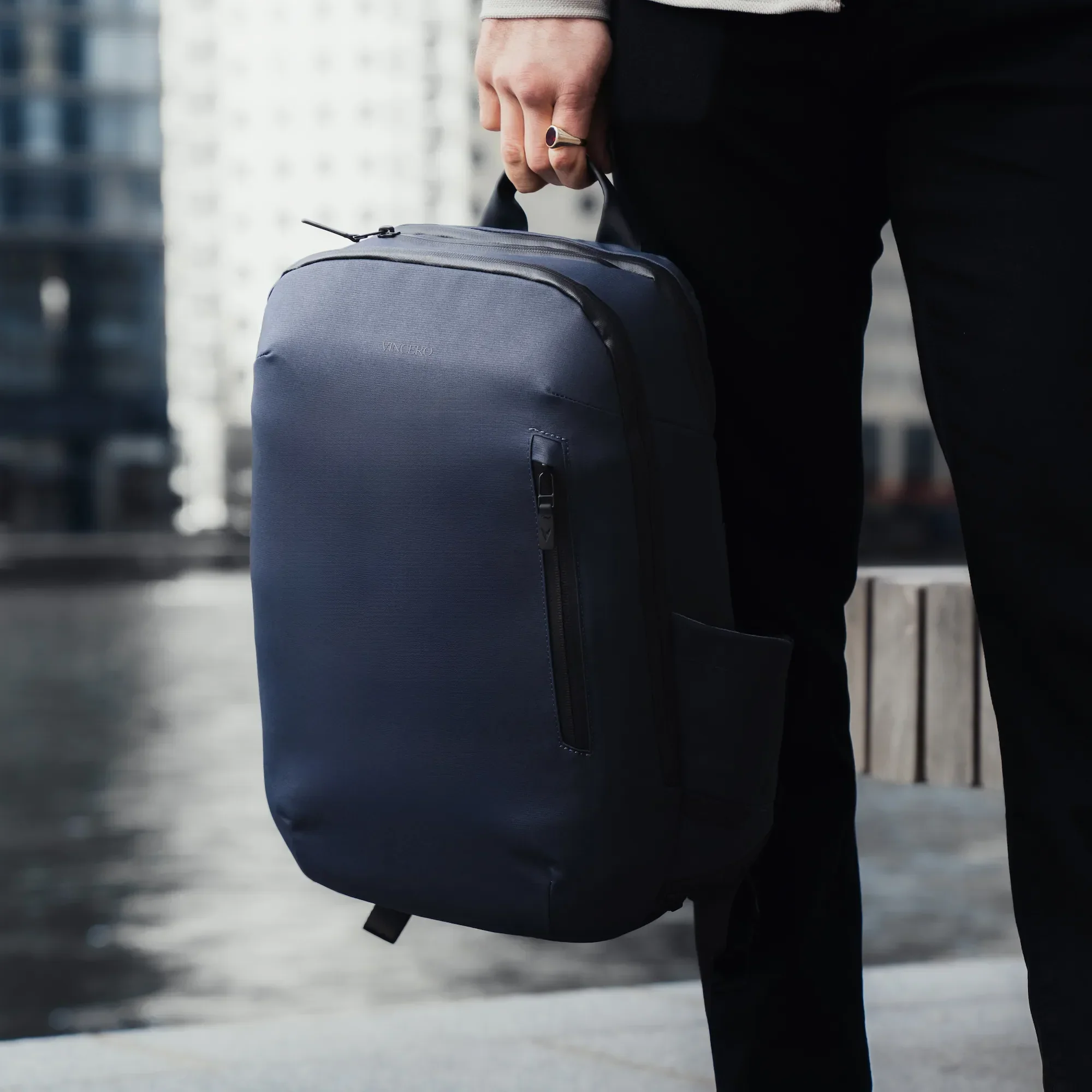 The Commuter Backpack - Midnight Blue - Image 7