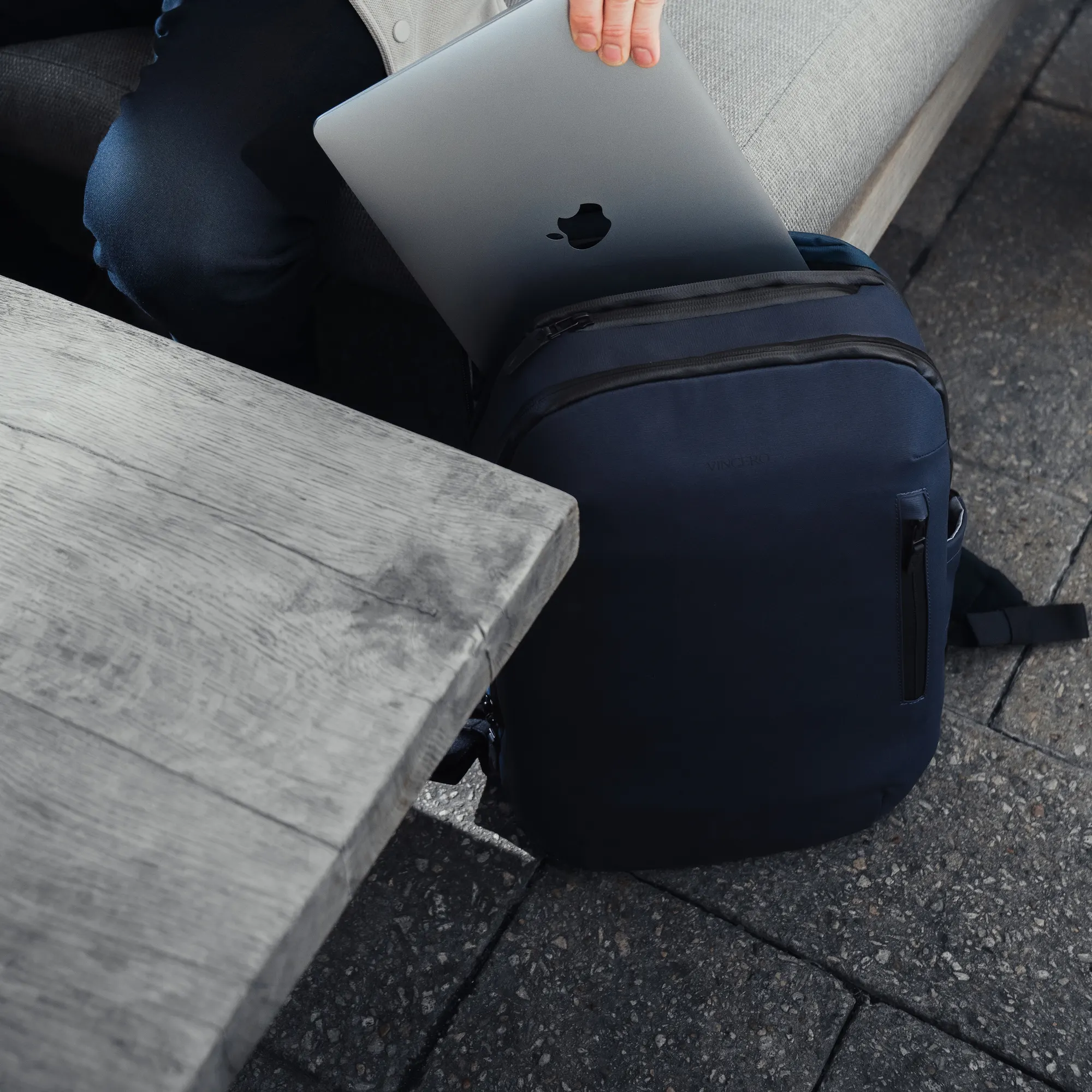The Commuter Backpack - Midnight Blue - Image 9