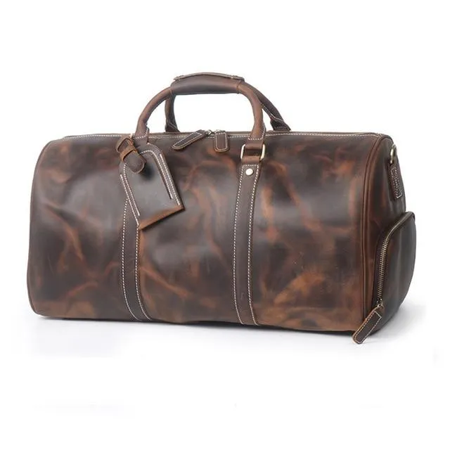 The Dagny Weekender | Large Leather Duffle Bag - Image 16