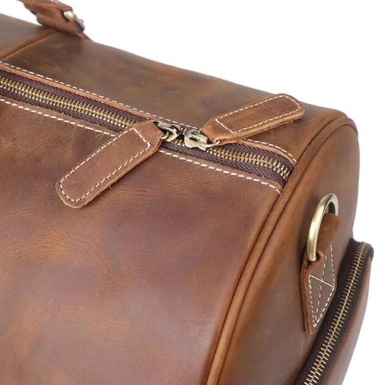 The Dagny Weekender | Large Leather Duffle Bag - Image 19