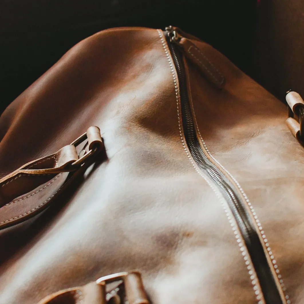The Dagny Weekender | Large Leather Duffle Bag - Image 20