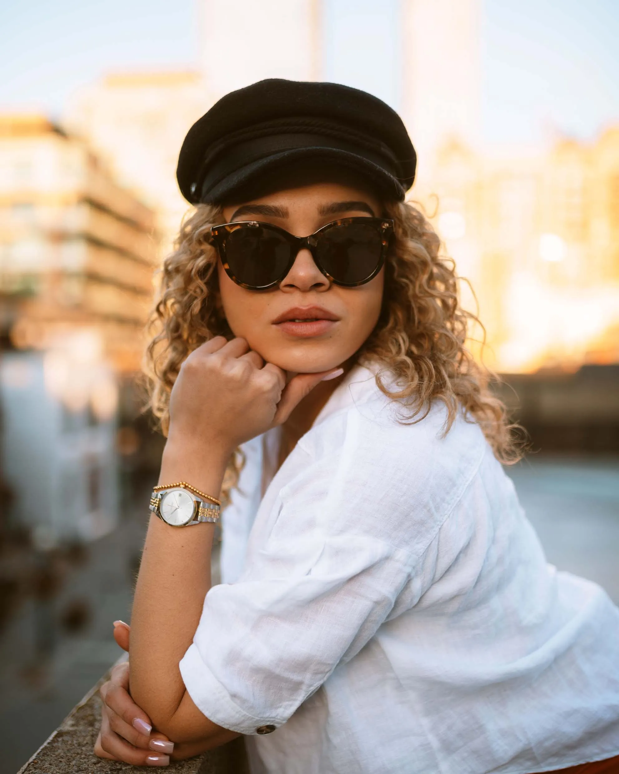 The Demi Sunglasses - Havana Pearl - Image 2