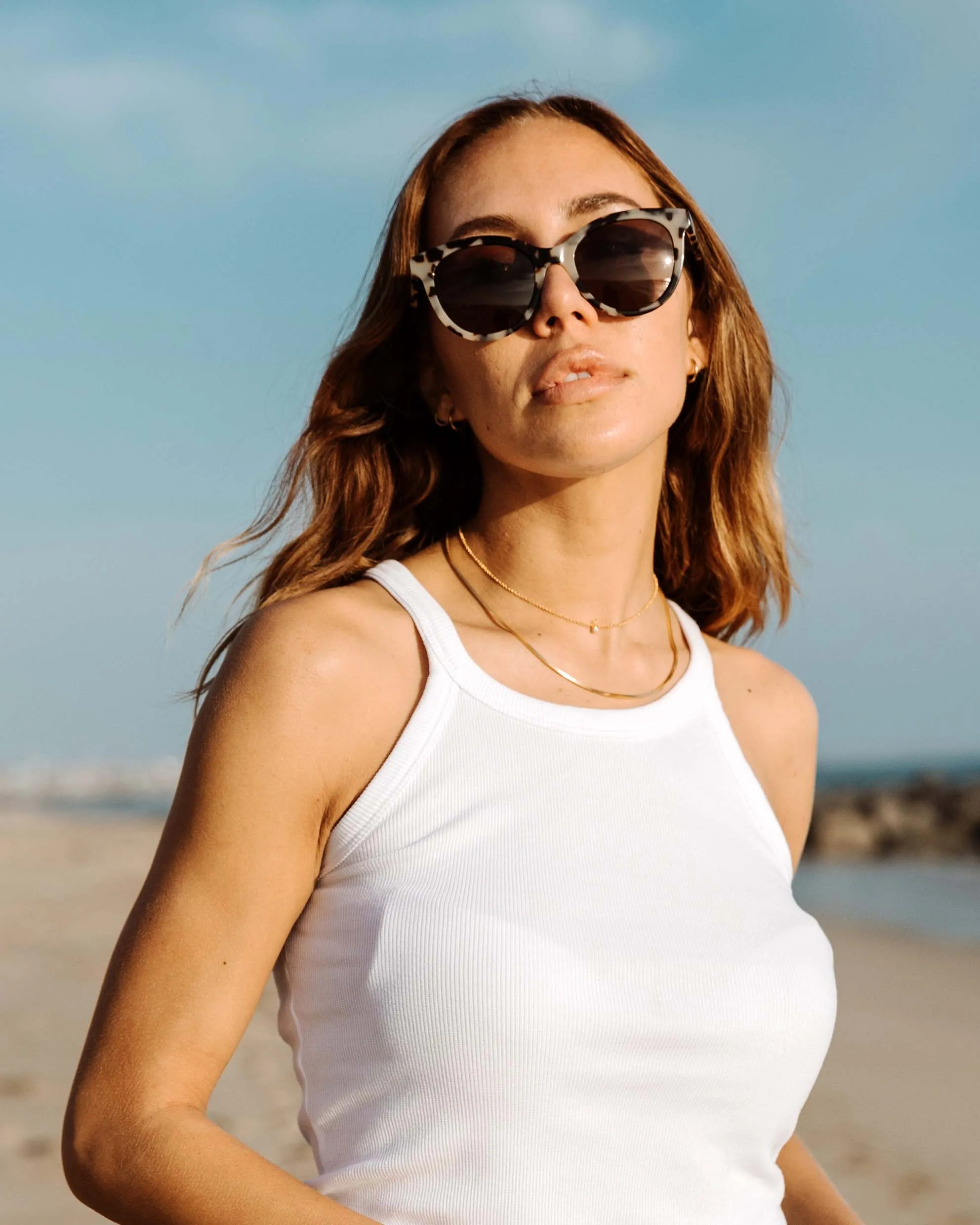 The Demi Sunglasses - Ivory Tort - Image 6