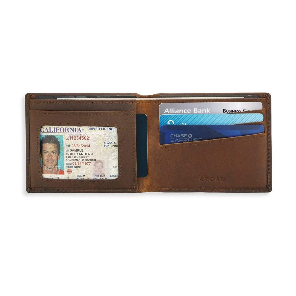 The Diplomat – Men's Slim RFID Bifold Wallet - Image 22