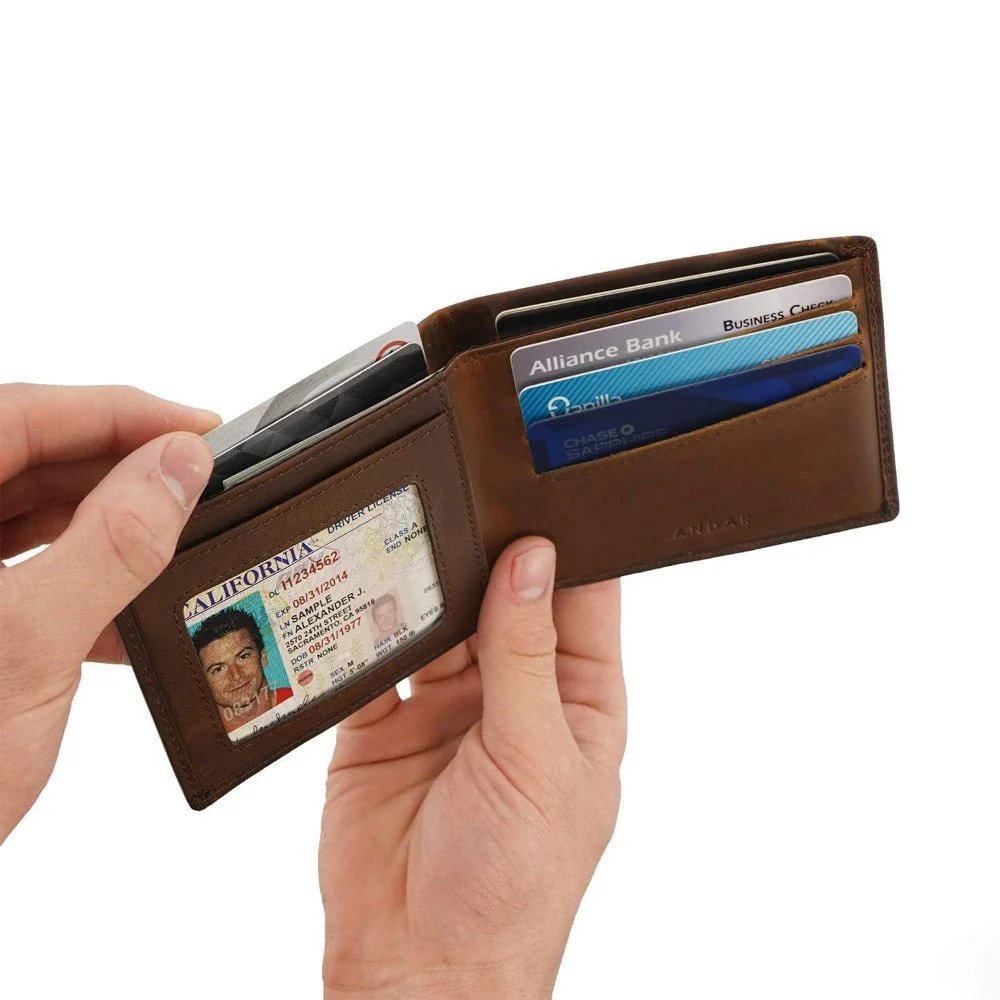 The Diplomat – Men's Slim RFID Bifold Wallet - Image 25