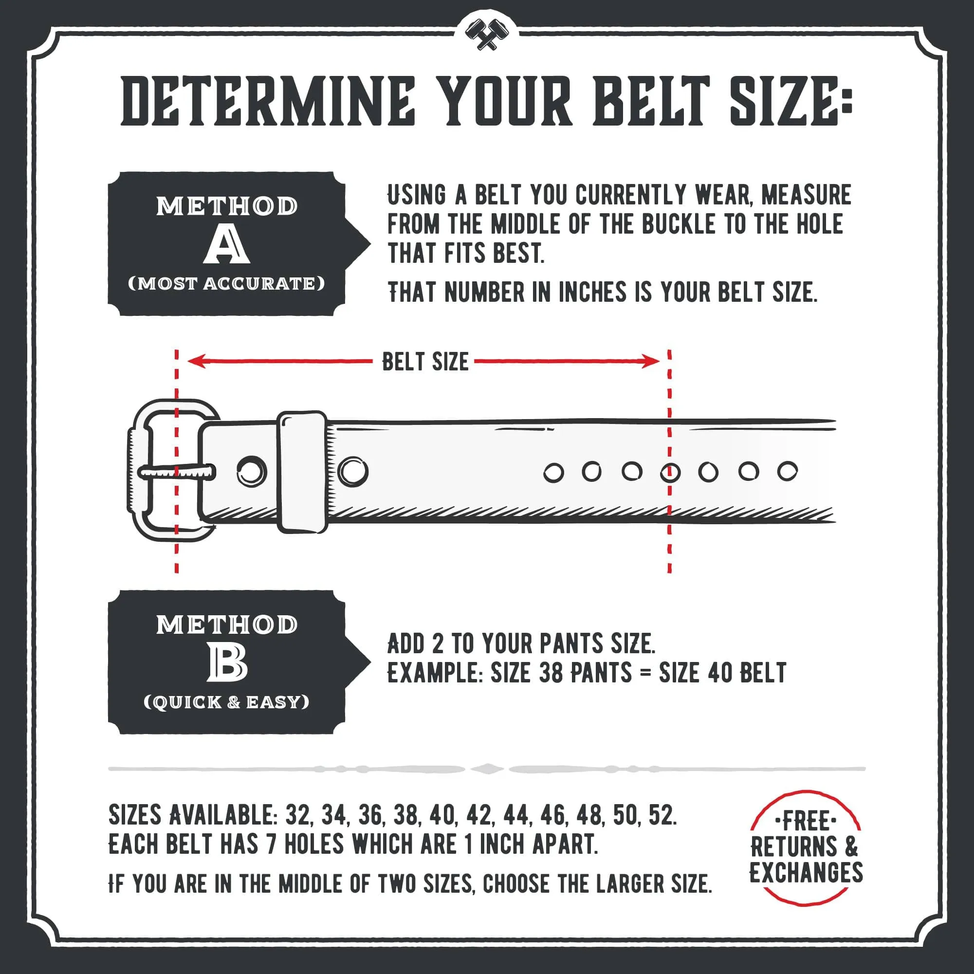 The Double Down Belt Rustic Leather Belt - Image 5