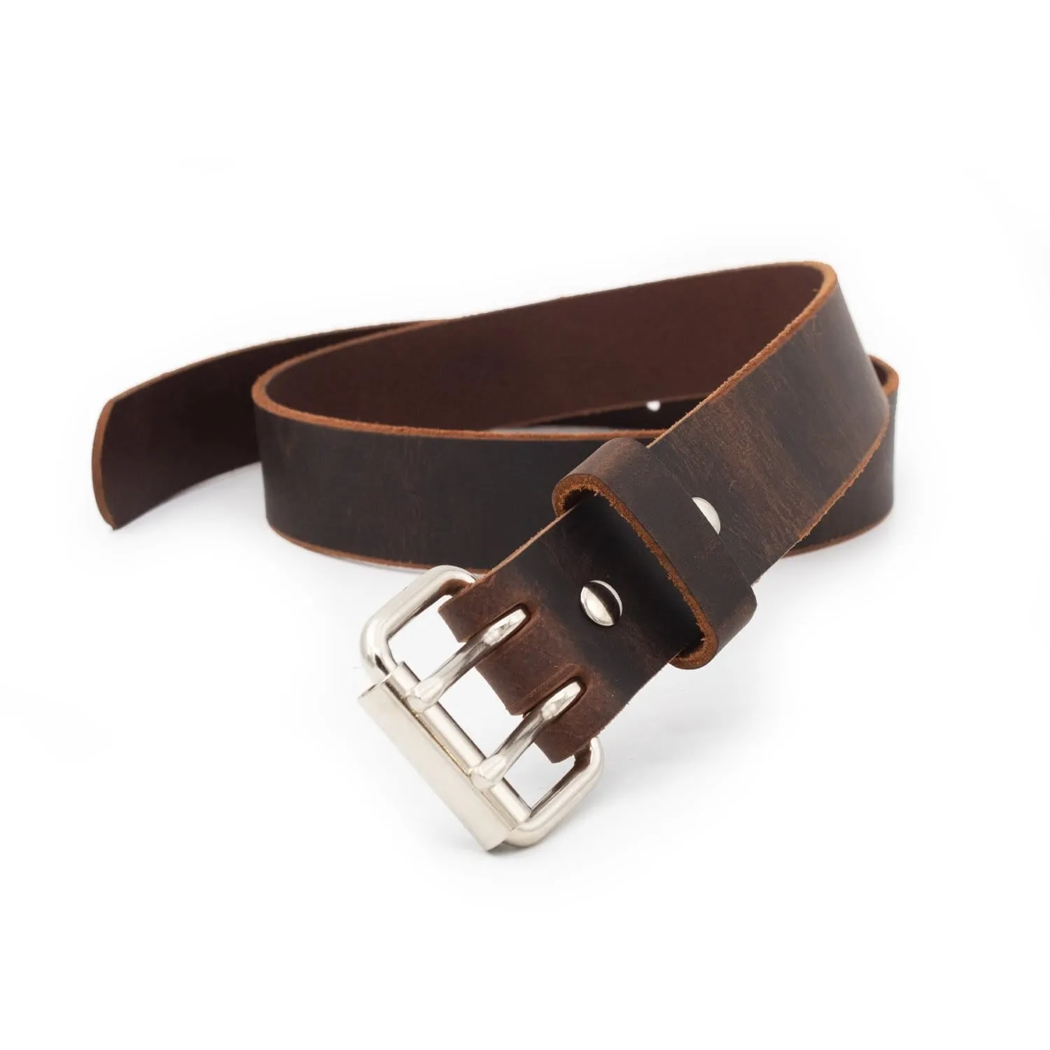 The Double Down Belt Rustic Leather Belt - Image 6