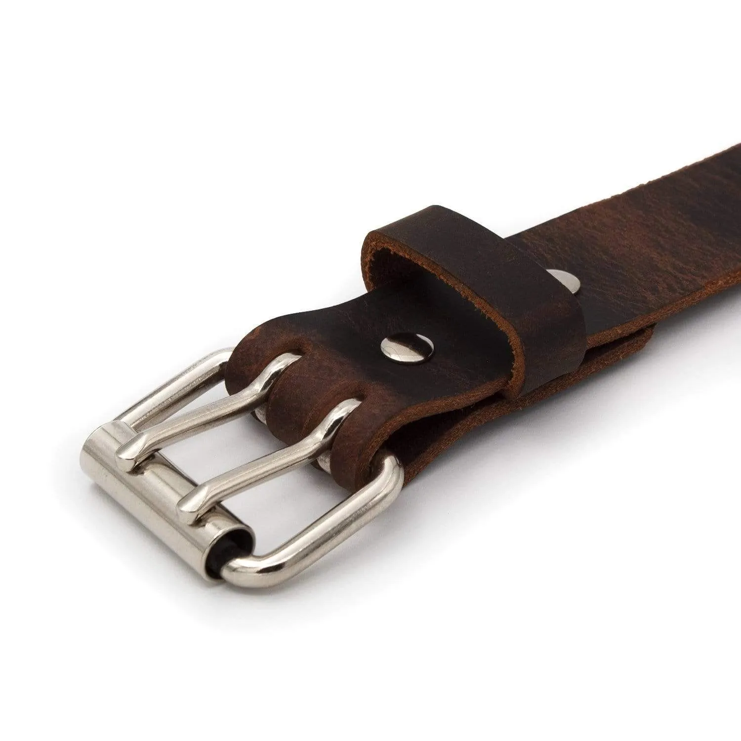 The Double Down Belt Rustic Leather Belt - Image 7