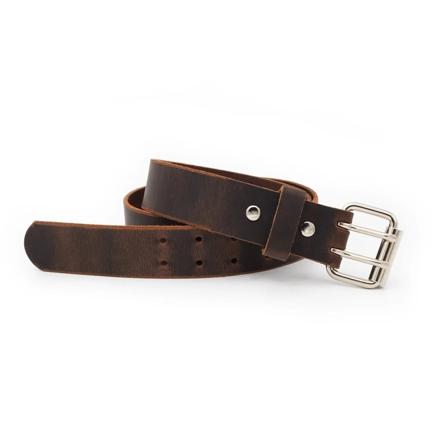 The Double Down Belt Rustic Leather Belt - Image 9