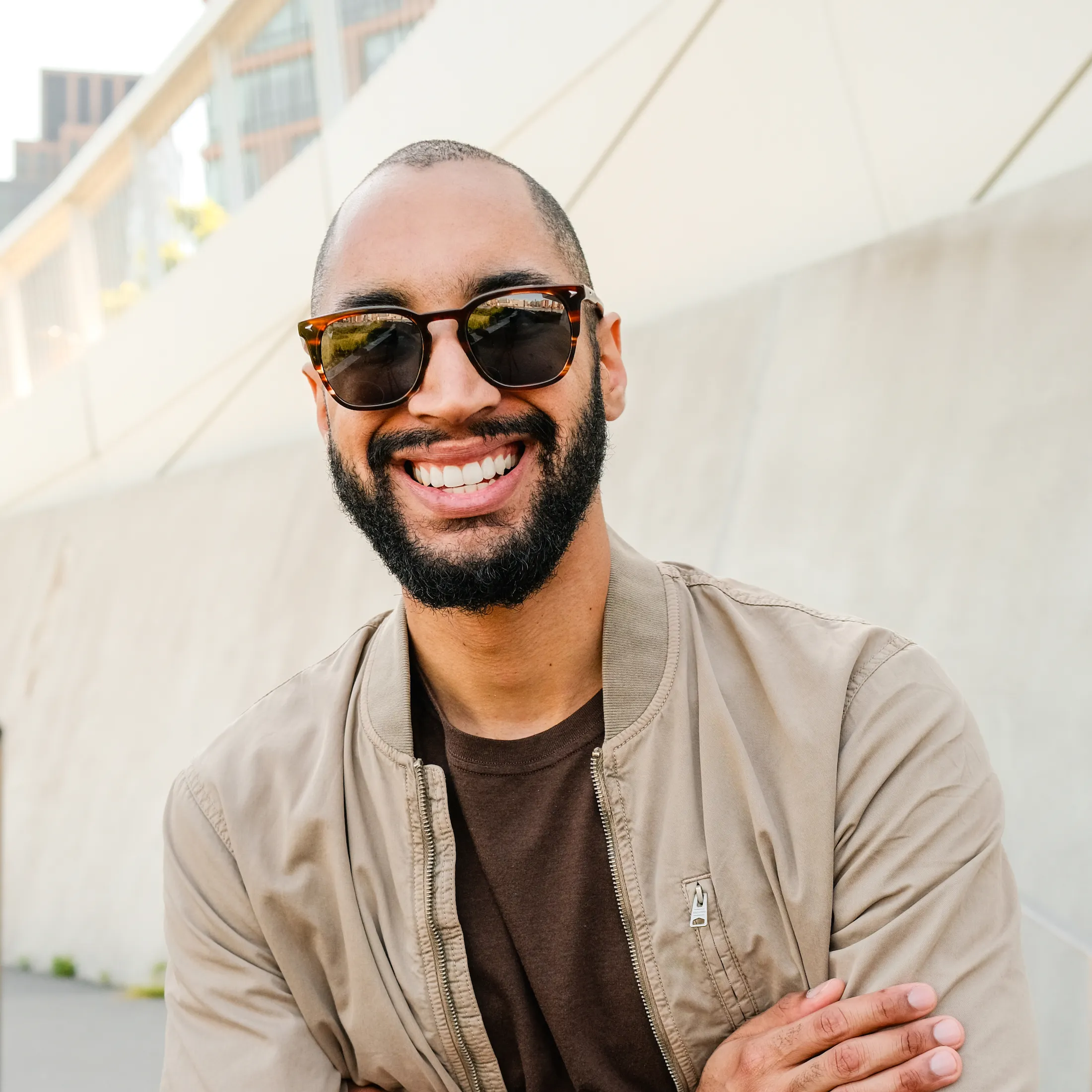 The Echo Sunglasses - Brown Horn - Image 7