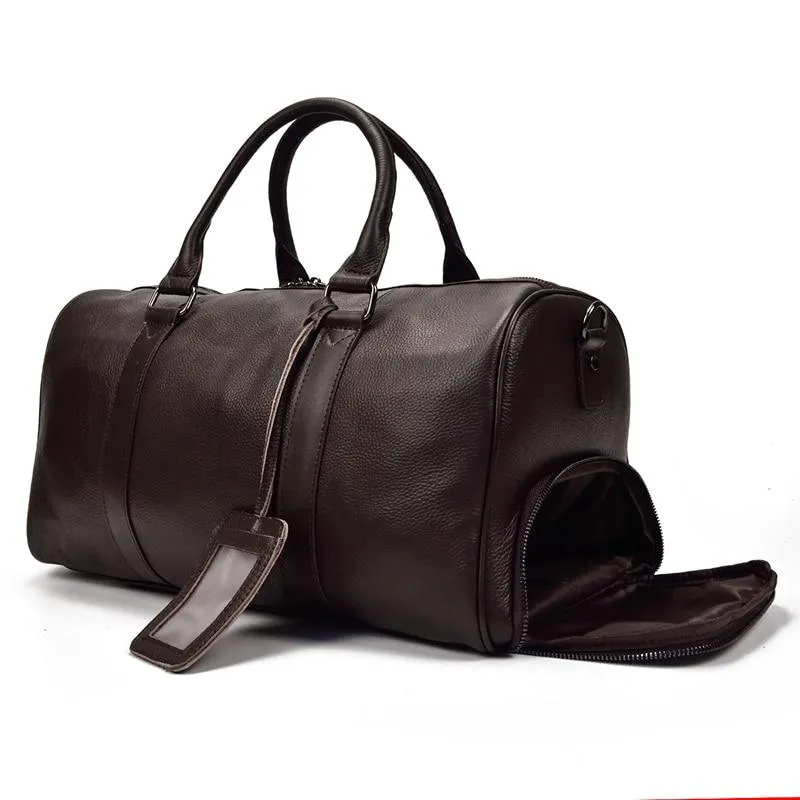 The Endre Weekender | Vintage Leather Duffle Bag - Image 11