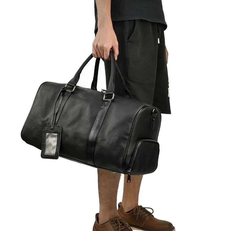 The Endre Weekender | Vintage Leather Duffle Bag - Image 5