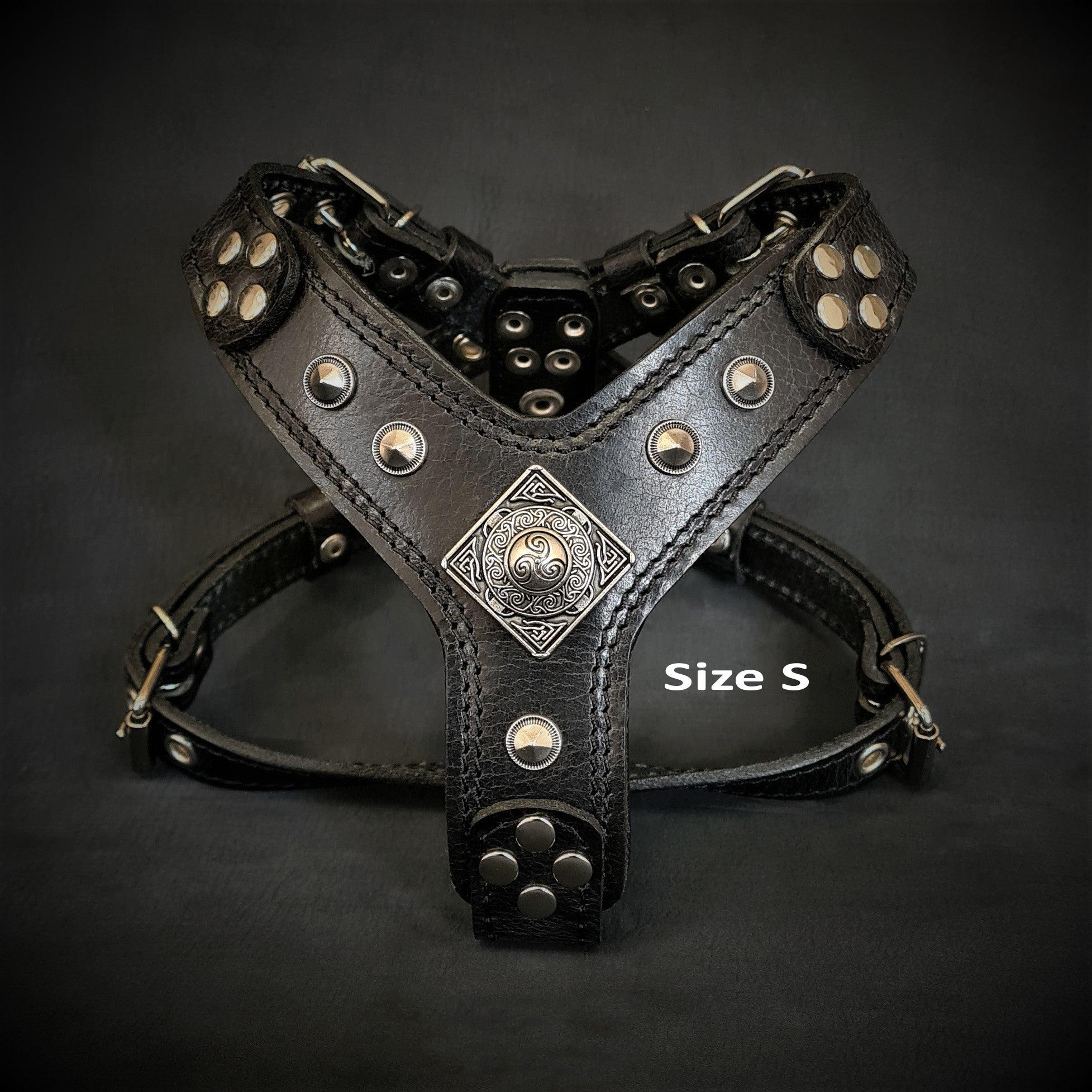The "Eros" Dog Harness - Medium Size. Black - Image 2