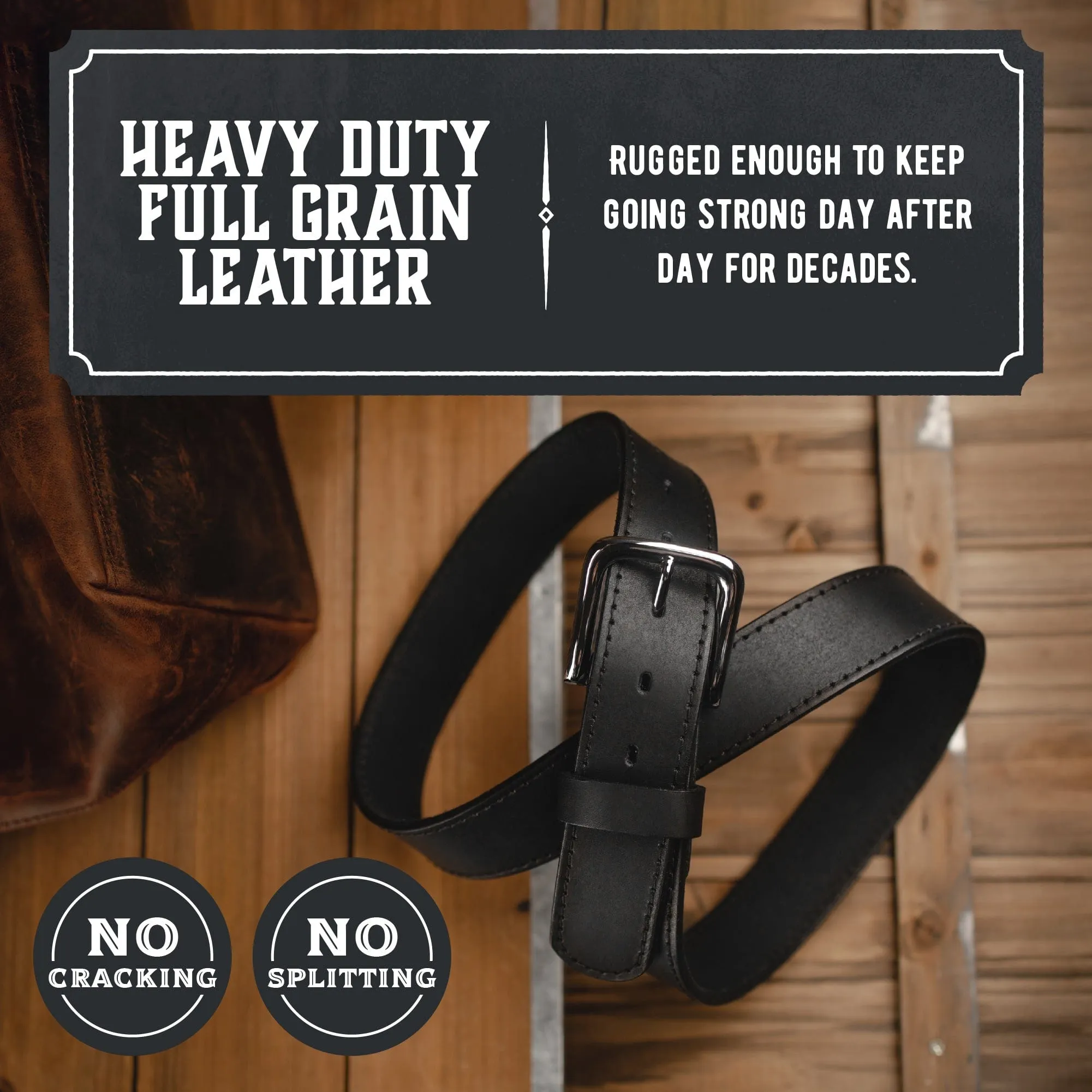 The Foreman Leather Belt - Image 2