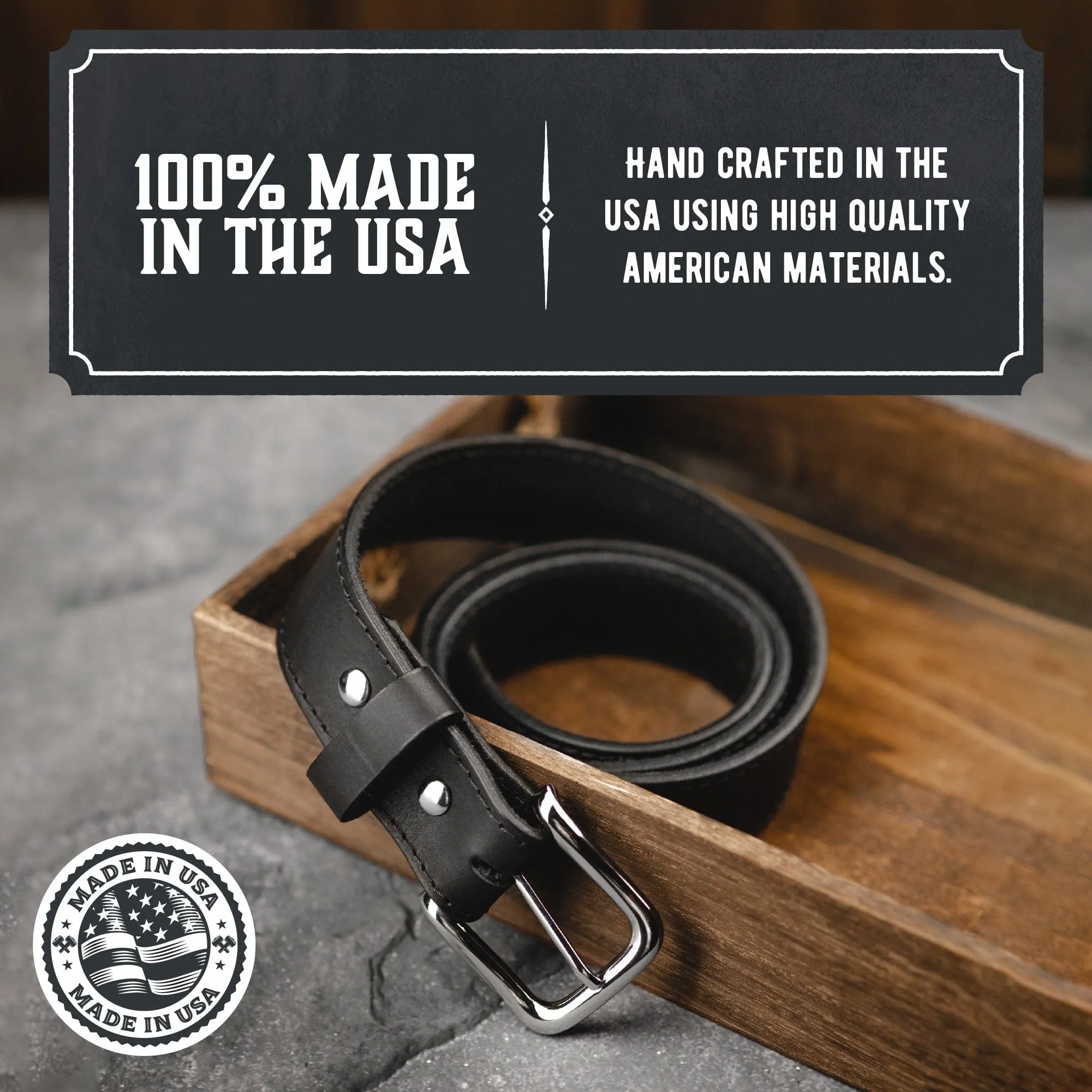 The Foreman Leather Belt - Image 3