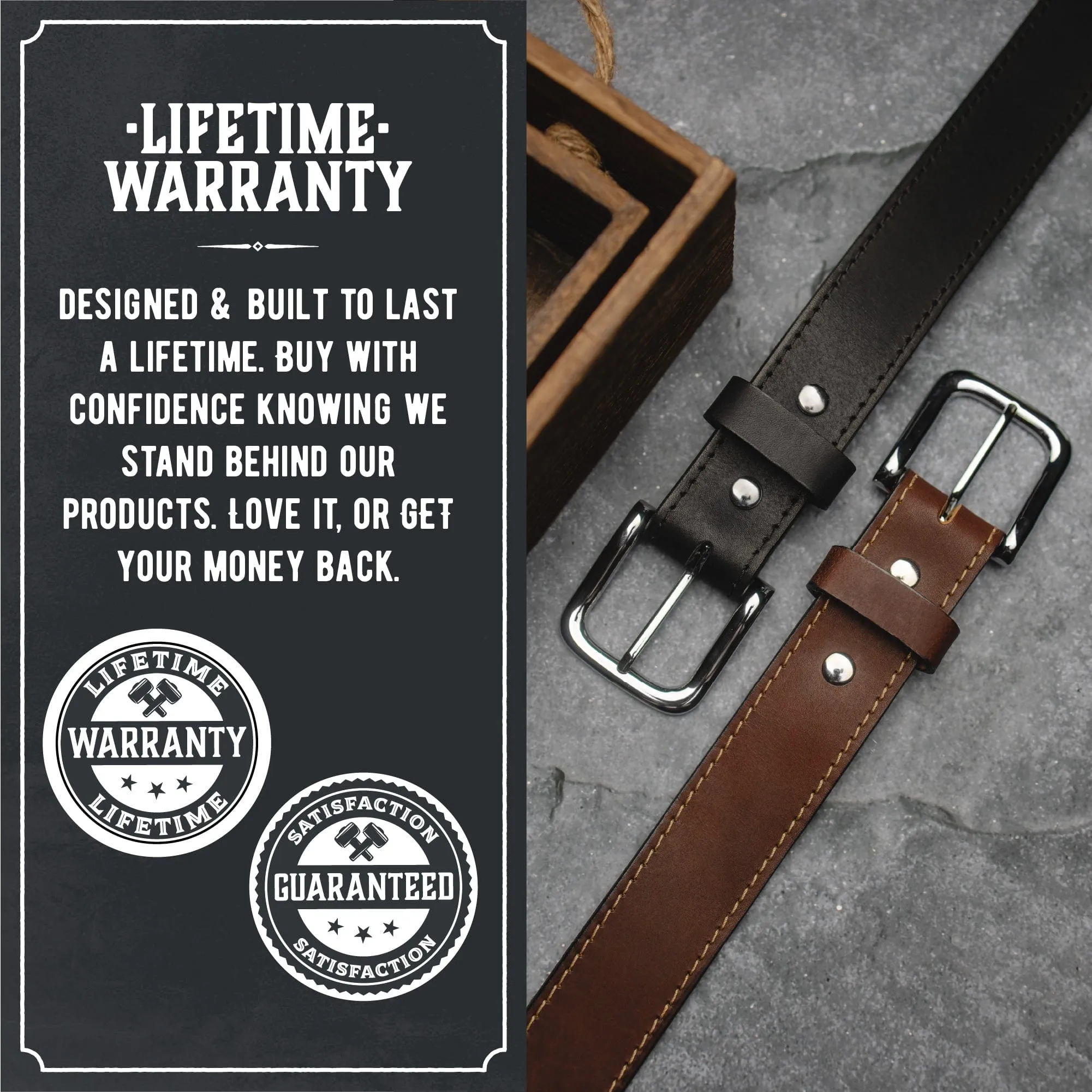 The Foreman Leather Belt - Image 4