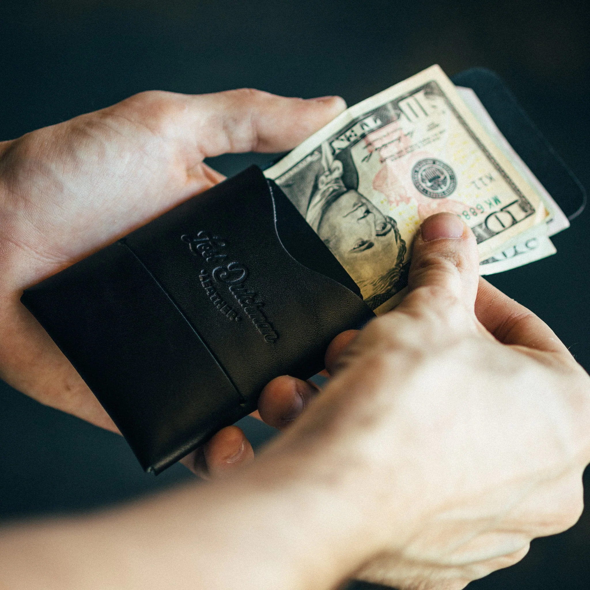 The Franklin Leather Wallet – Black - Image 2
