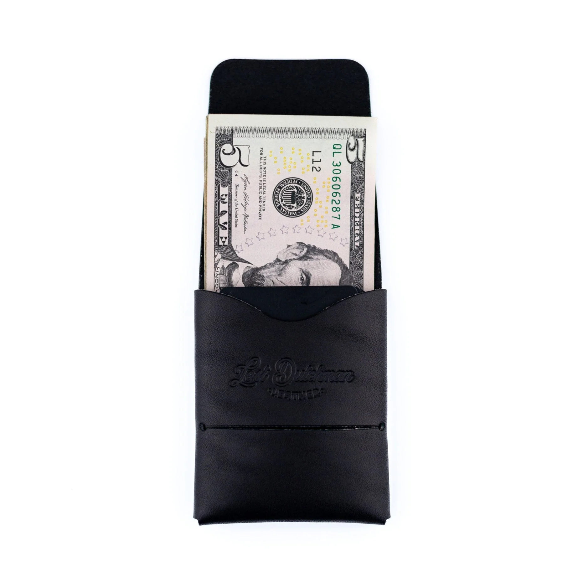The Franklin Leather Wallet – Black - Image 3