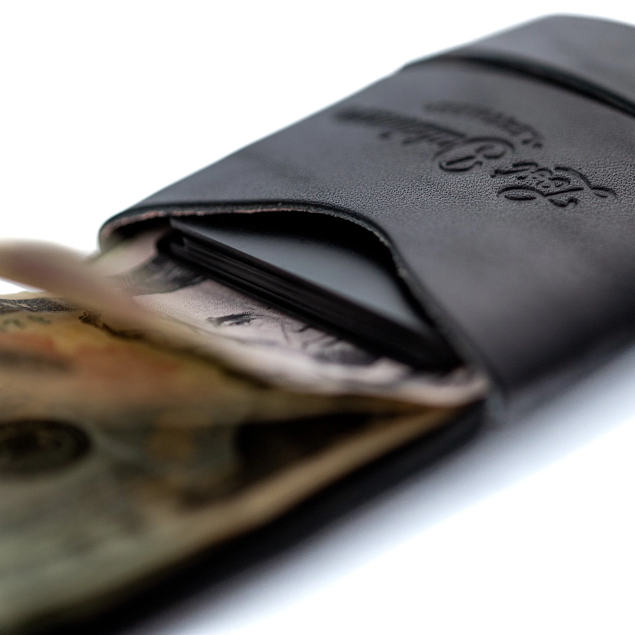 The Franklin Leather Wallet – Black - Image 5