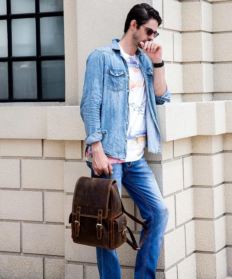 The Freja Backpack | Handcrafted Leather Backpack - Image 20