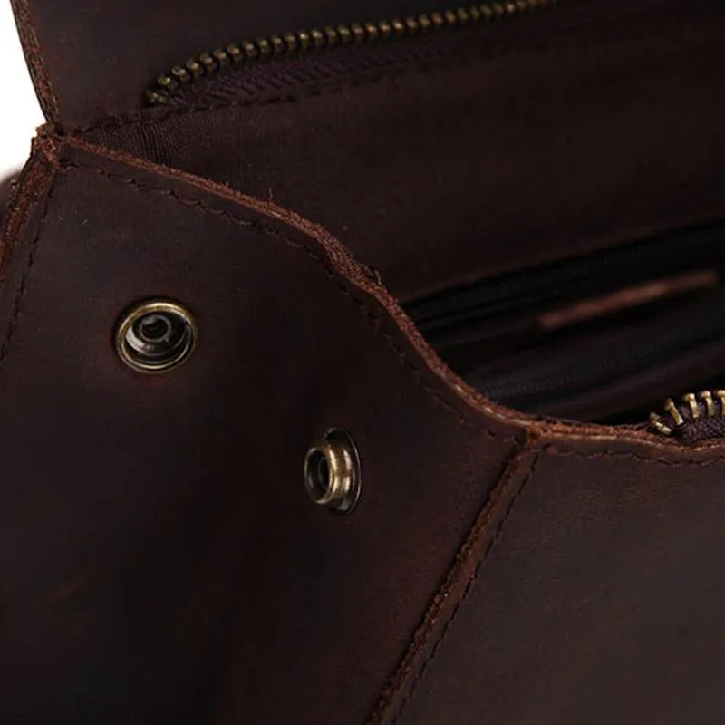 The Gyda Backpack | Vintage Leather Travel Backpack - Image 14