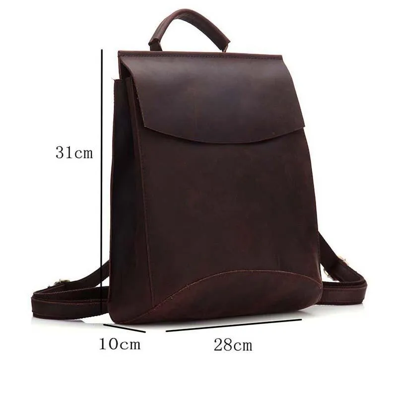 The Gyda Backpack | Vintage Leather Travel Backpack - Image 4