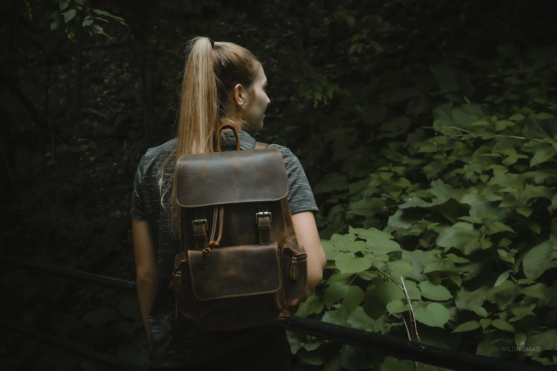 The Hagen Backpack | Vintage Leather Backpack - Image 13