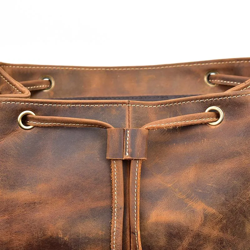The Hagen Backpack | Vintage Leather Backpack - Image 18