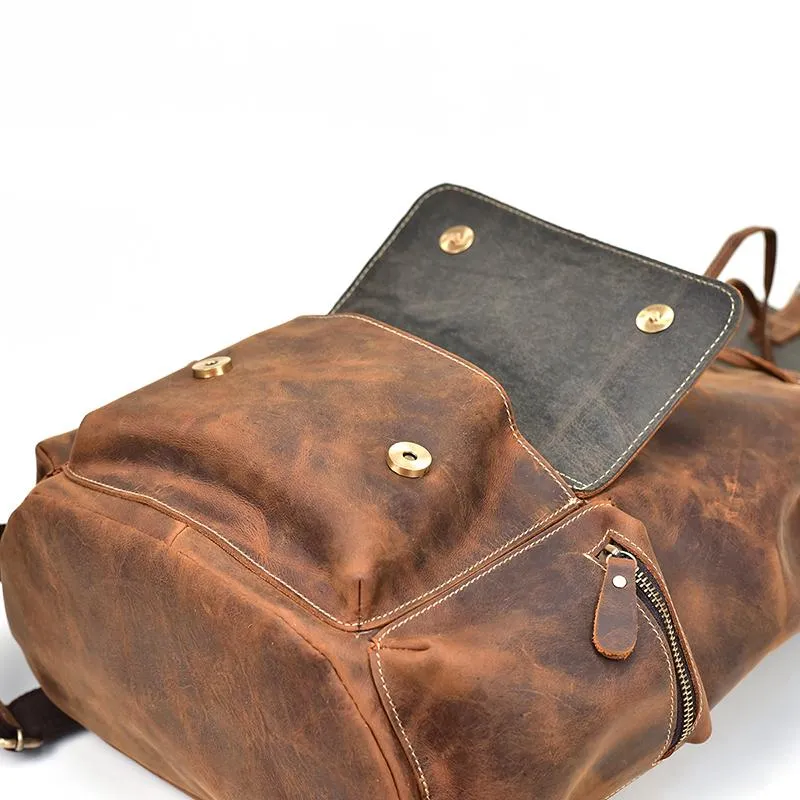 The Hagen Backpack | Vintage Leather Backpack - Image 20