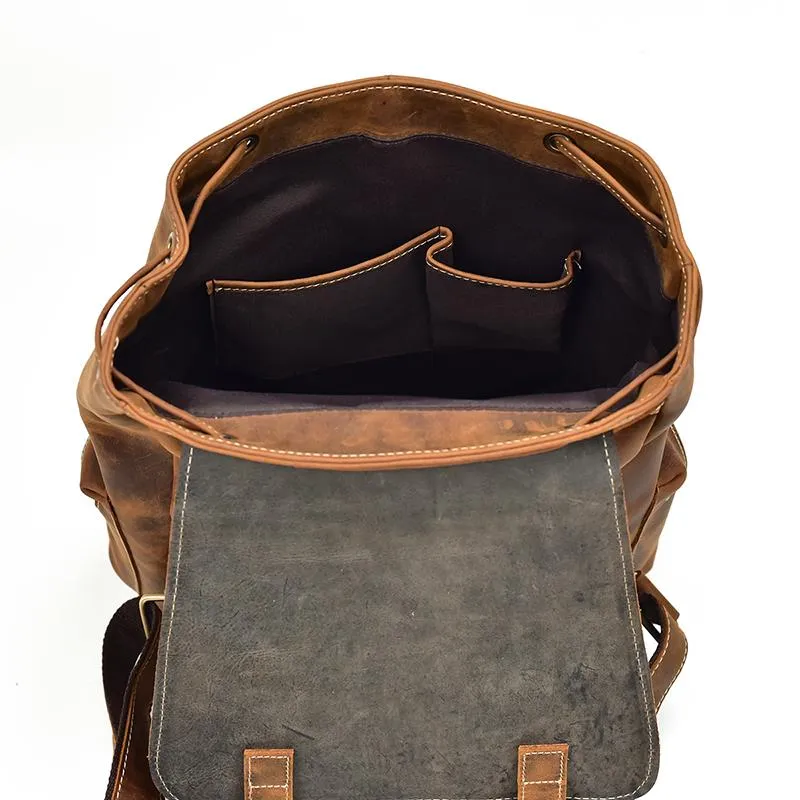 The Hagen Backpack | Vintage Leather Backpack - Image 21