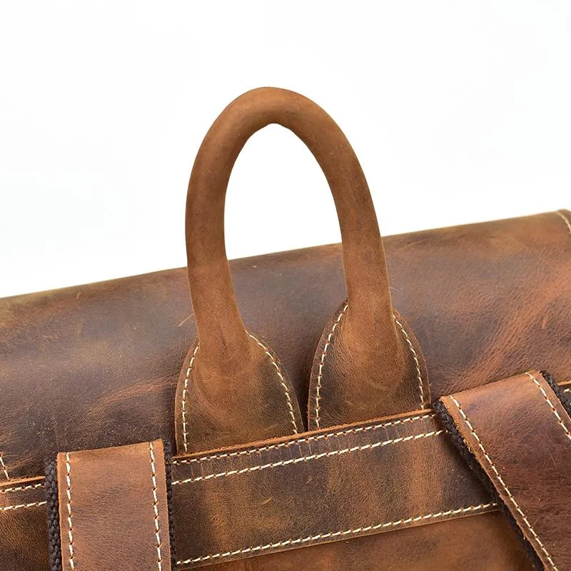 The Hagen Backpack | Vintage Leather Backpack - Image 23