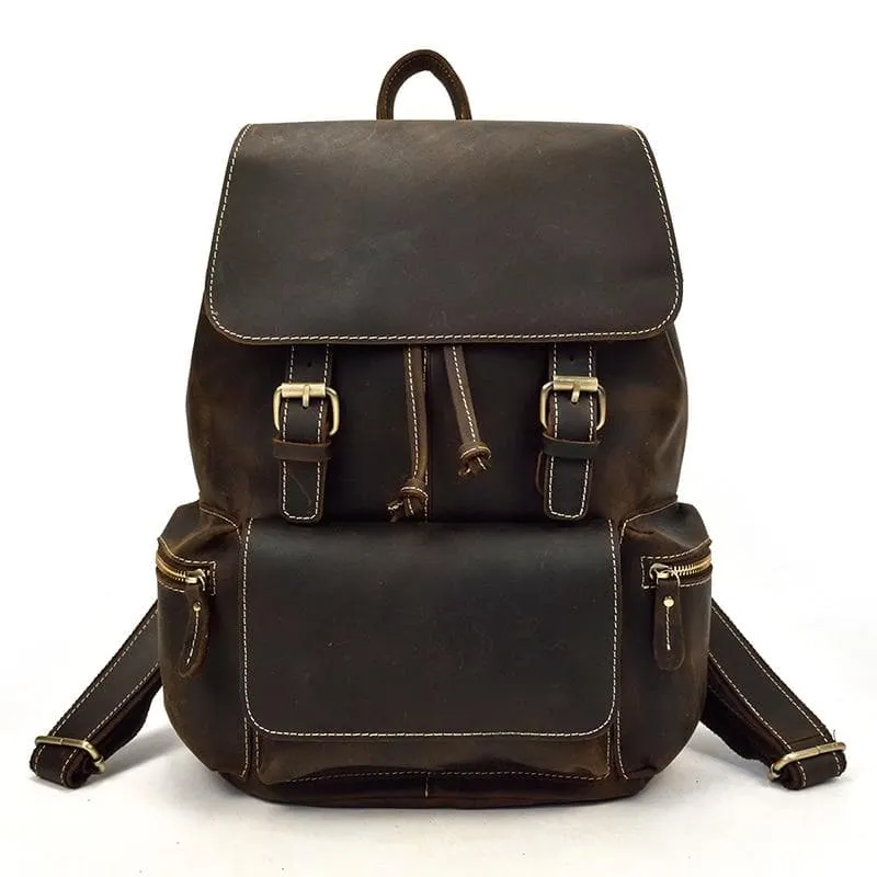 The Hagen Backpack | Vintage Leather Backpack - Image 25