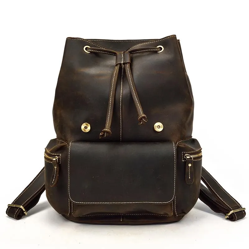 The Hagen Backpack | Vintage Leather Backpack - Image 26
