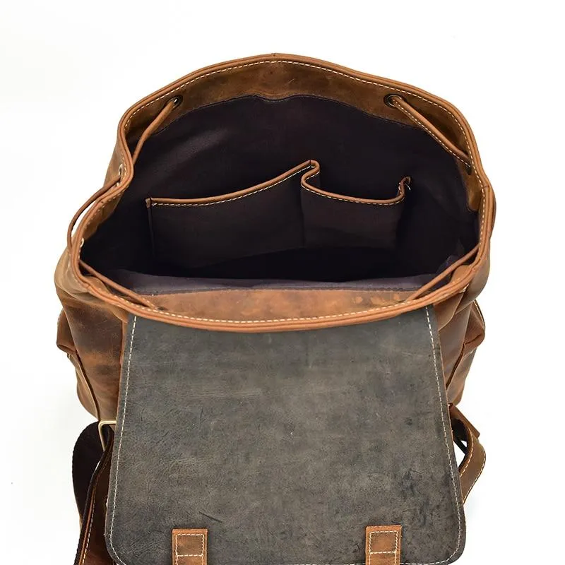 The Hagen Backpack | Vintage Leather Backpack - Image 27