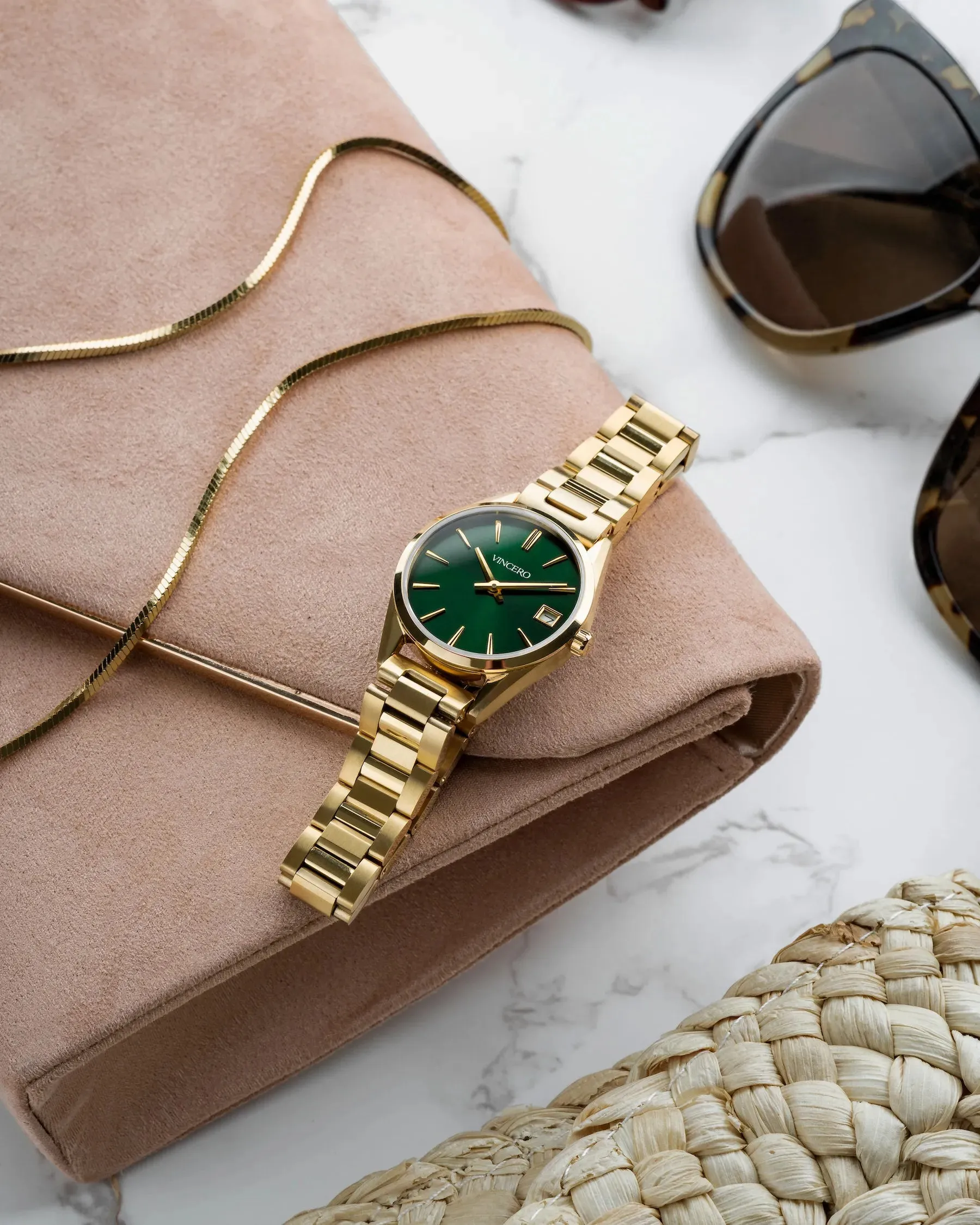 The Harper Men's Watches - Gold + Green - Image 2