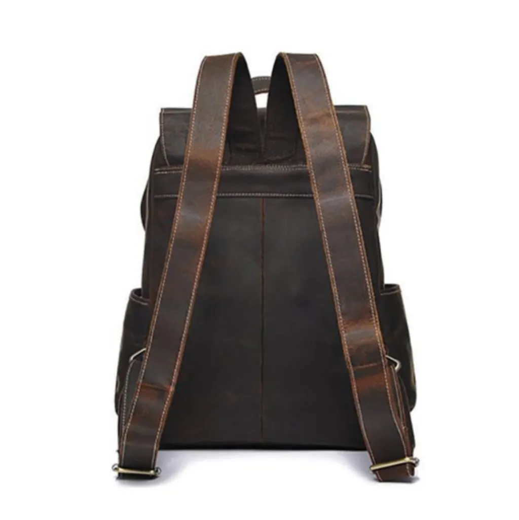 The Helka Backpack | Genuine Vintage Leather Backpack - Image 2