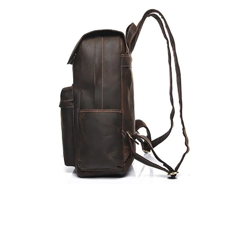 The Helka Backpack | Genuine Vintage Leather Backpack - Image 8
