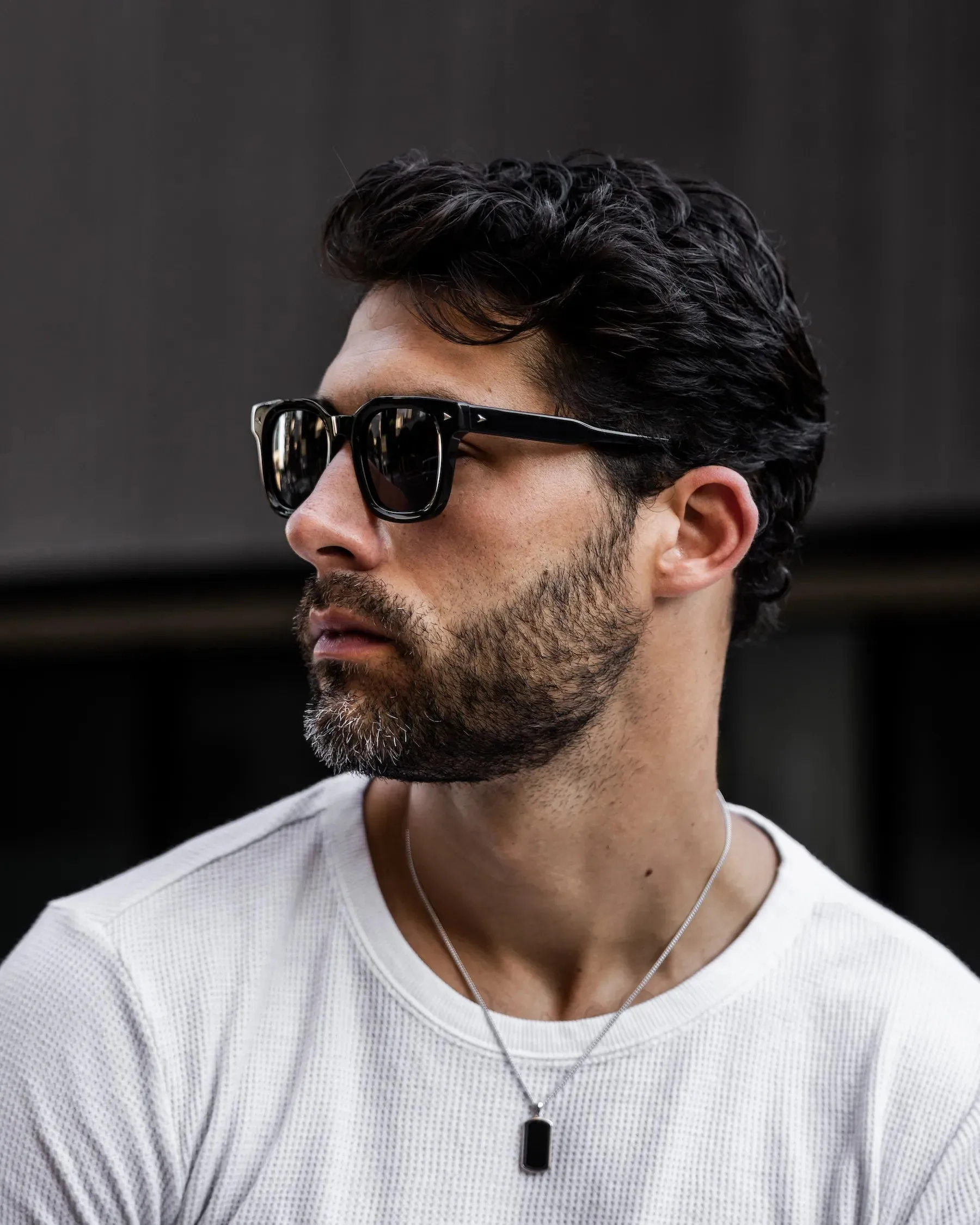 The Hudson Sunglasses - Jet Black - Image 5